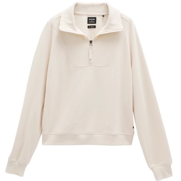 🆕 NWT Prana Cozy Up Pullover size large in Canvas Heather - Picture 3 of 15